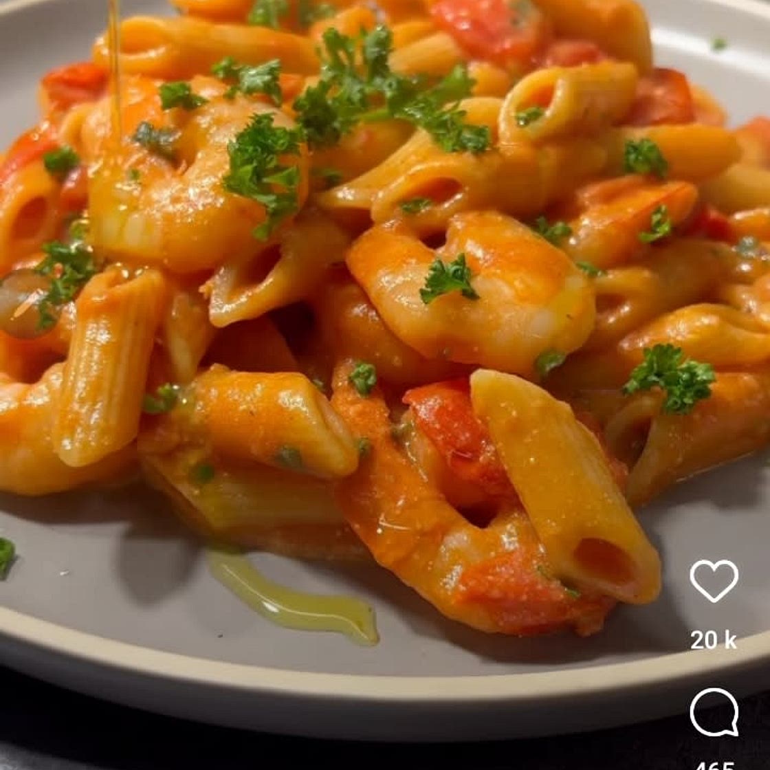 Penne crevette