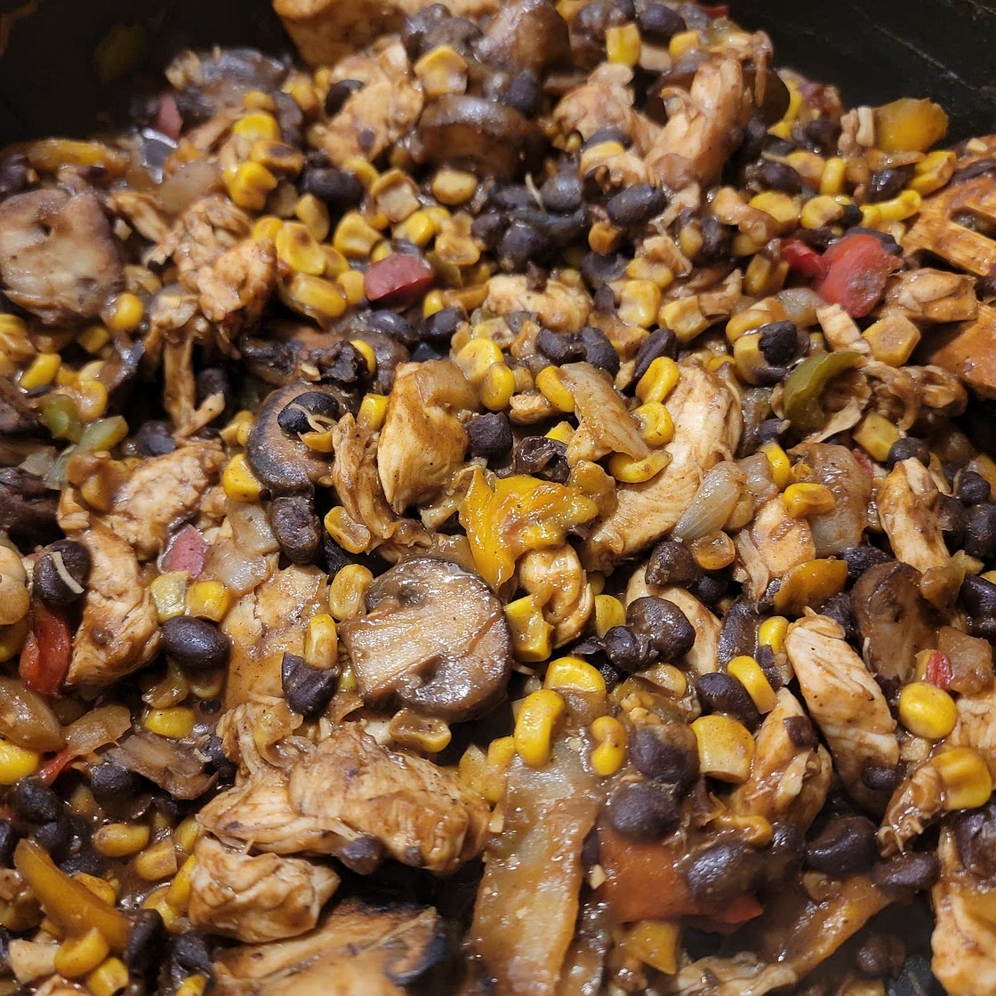 Easy Mexican Chicken and Beans