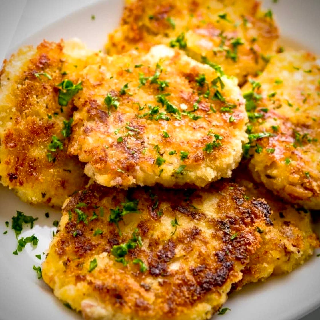 Ejjet Batinjen or Mashed Eggplant Fritters