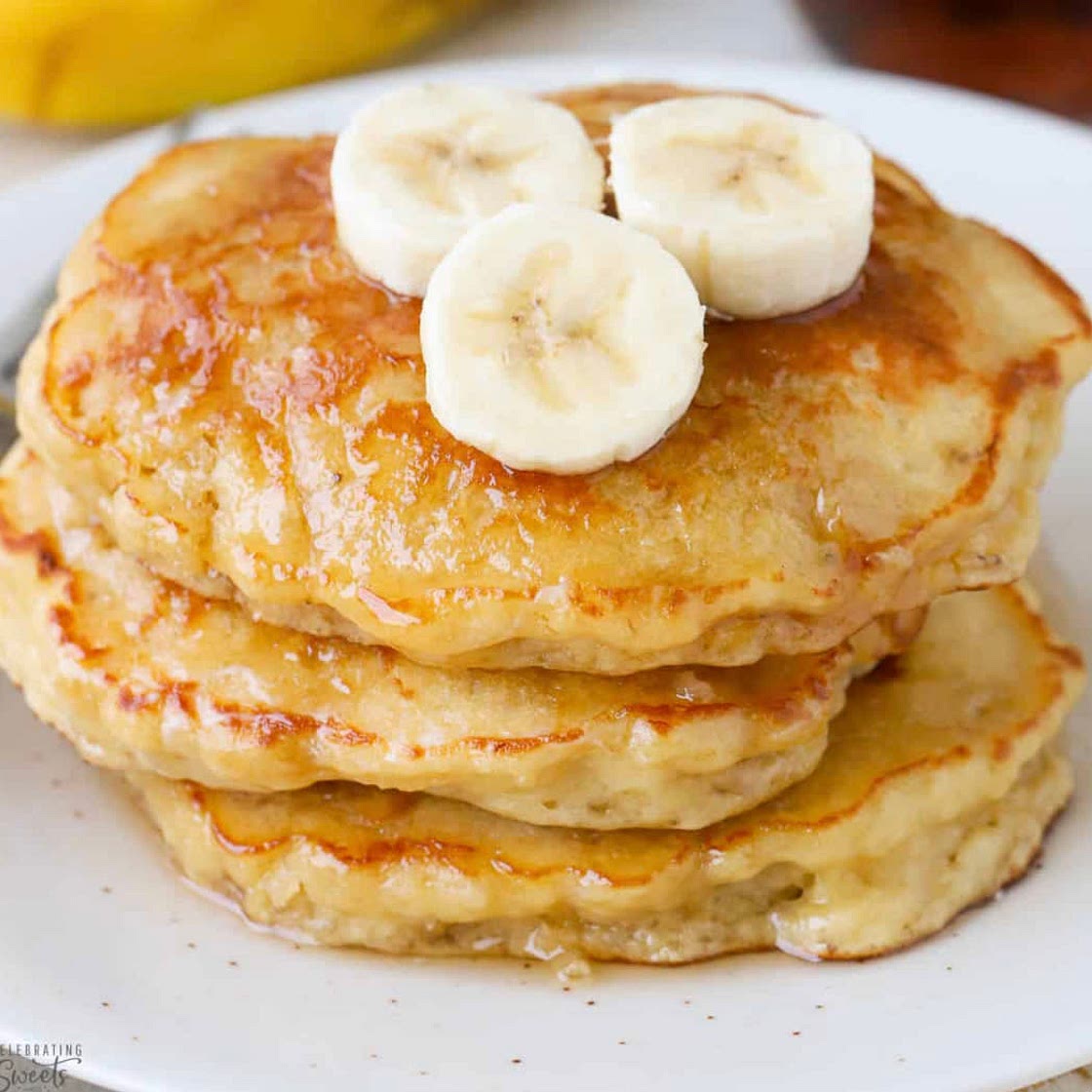 2 ingredient Banana pancakes