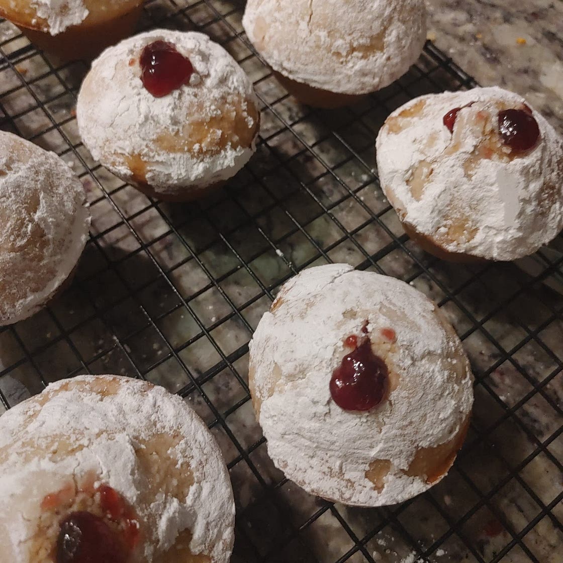 Jelly Doughnut Cupcakes