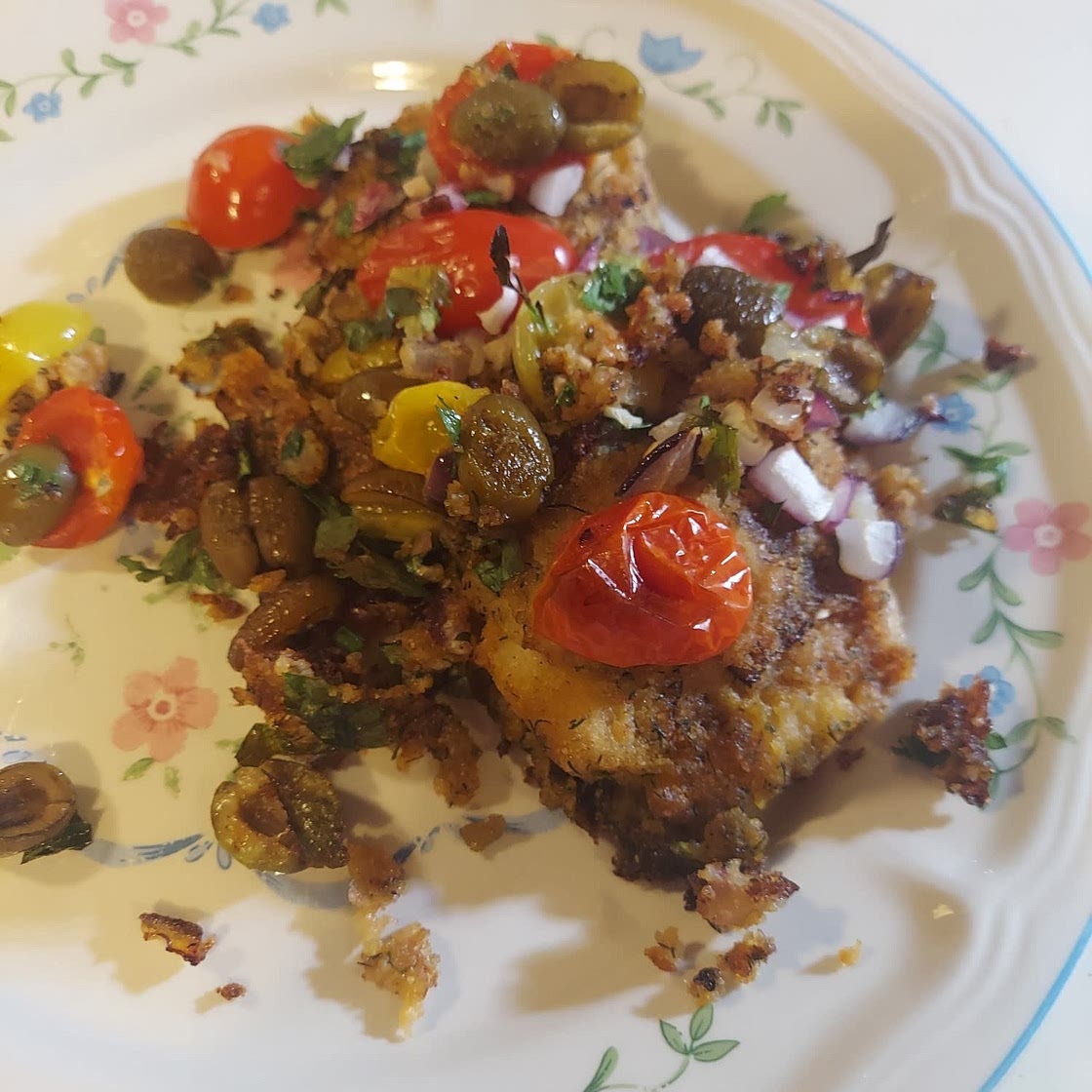 Mediterranean Baked Cod