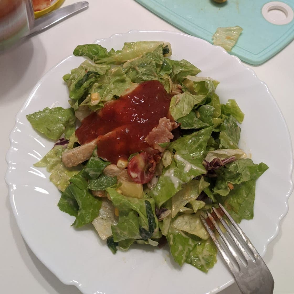Mexican Chicken Salad Low Carb
