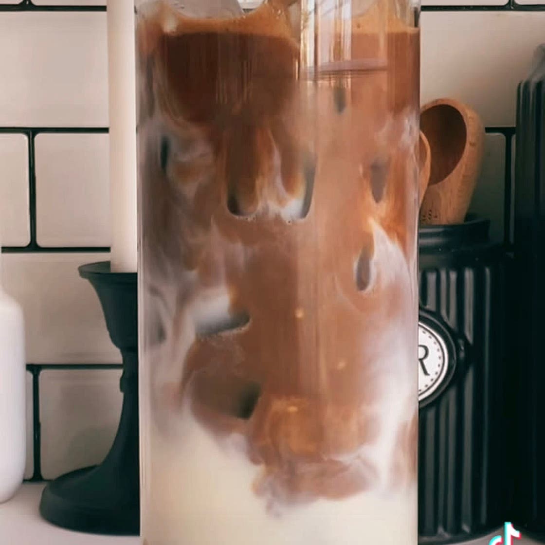 Iced Tuxedo latte 