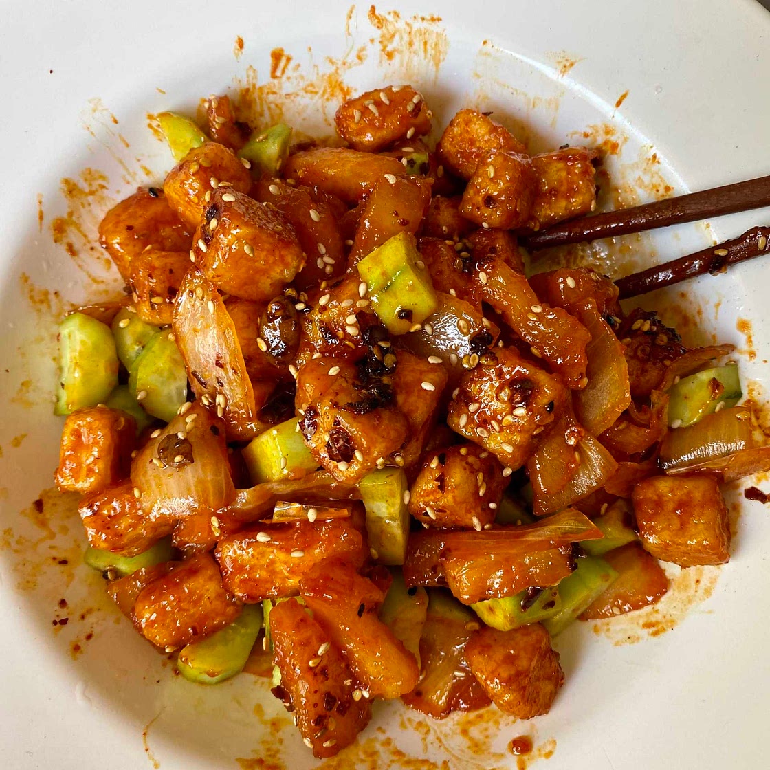 Sweet Gochujang Tofu
