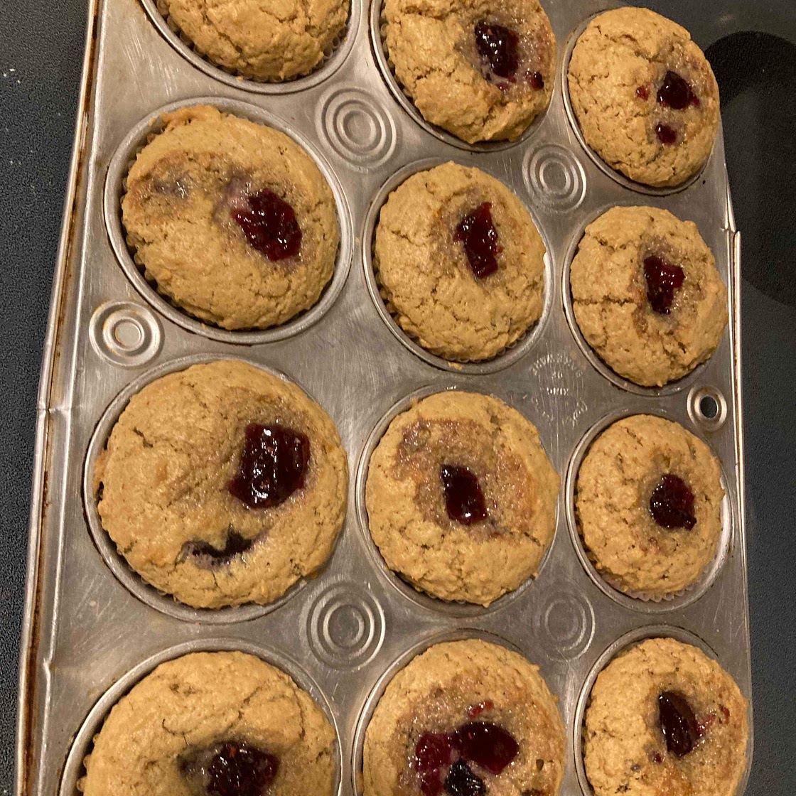 Peanut Butter Jelly Muffins