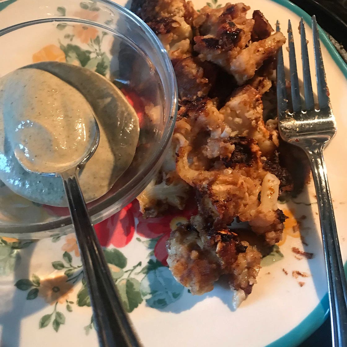Balsamic Glazed Cauliflower Wings