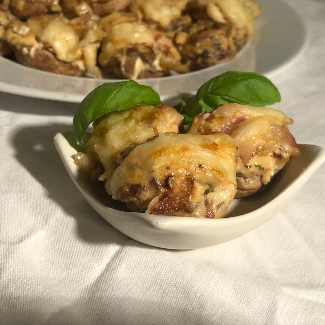 Gefüllte Champignons aus dem Backofen