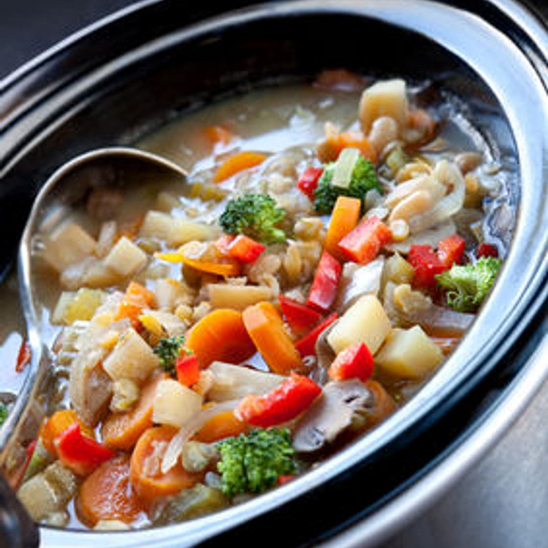Slow Cooker Chicken Vegetable Soup