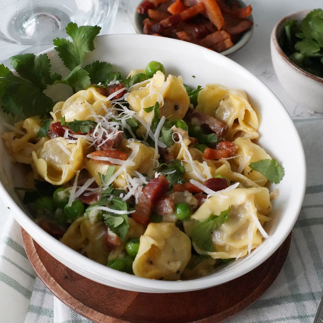Italian Tortellini Carbonara