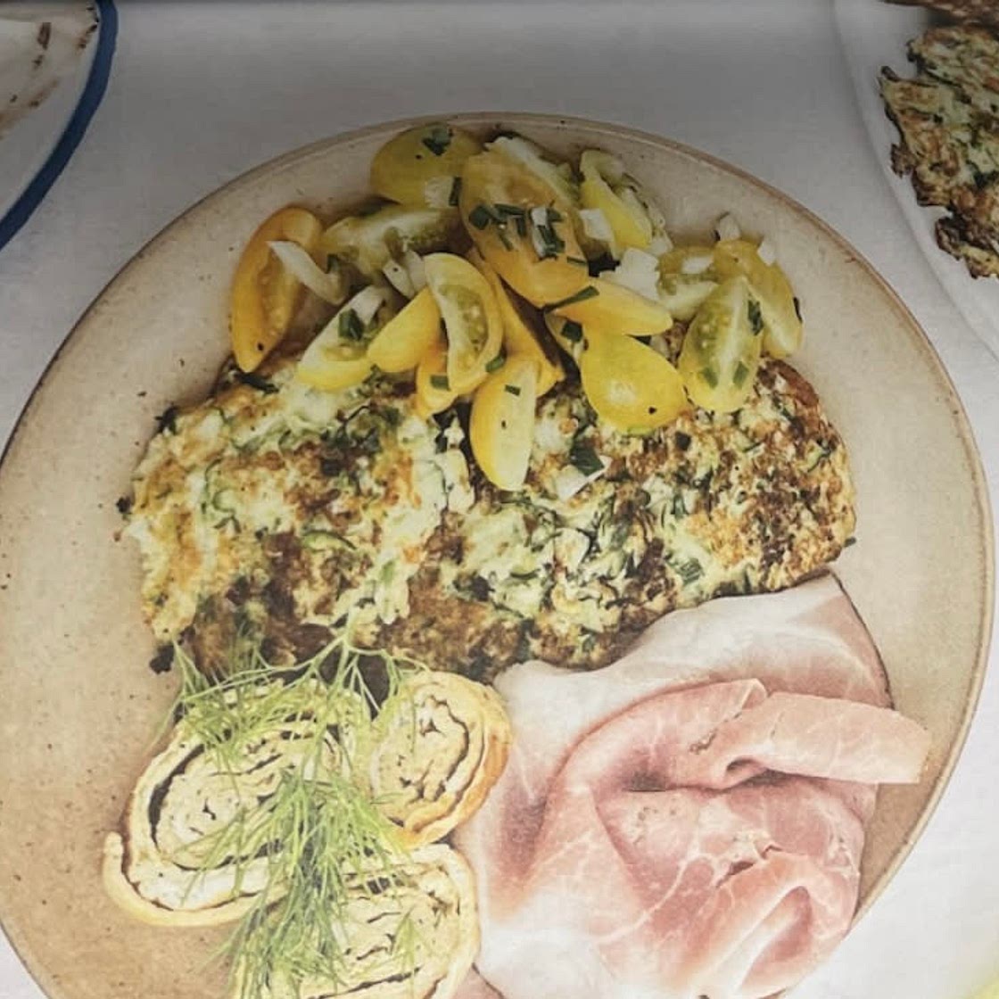 Röstis courgette fromage