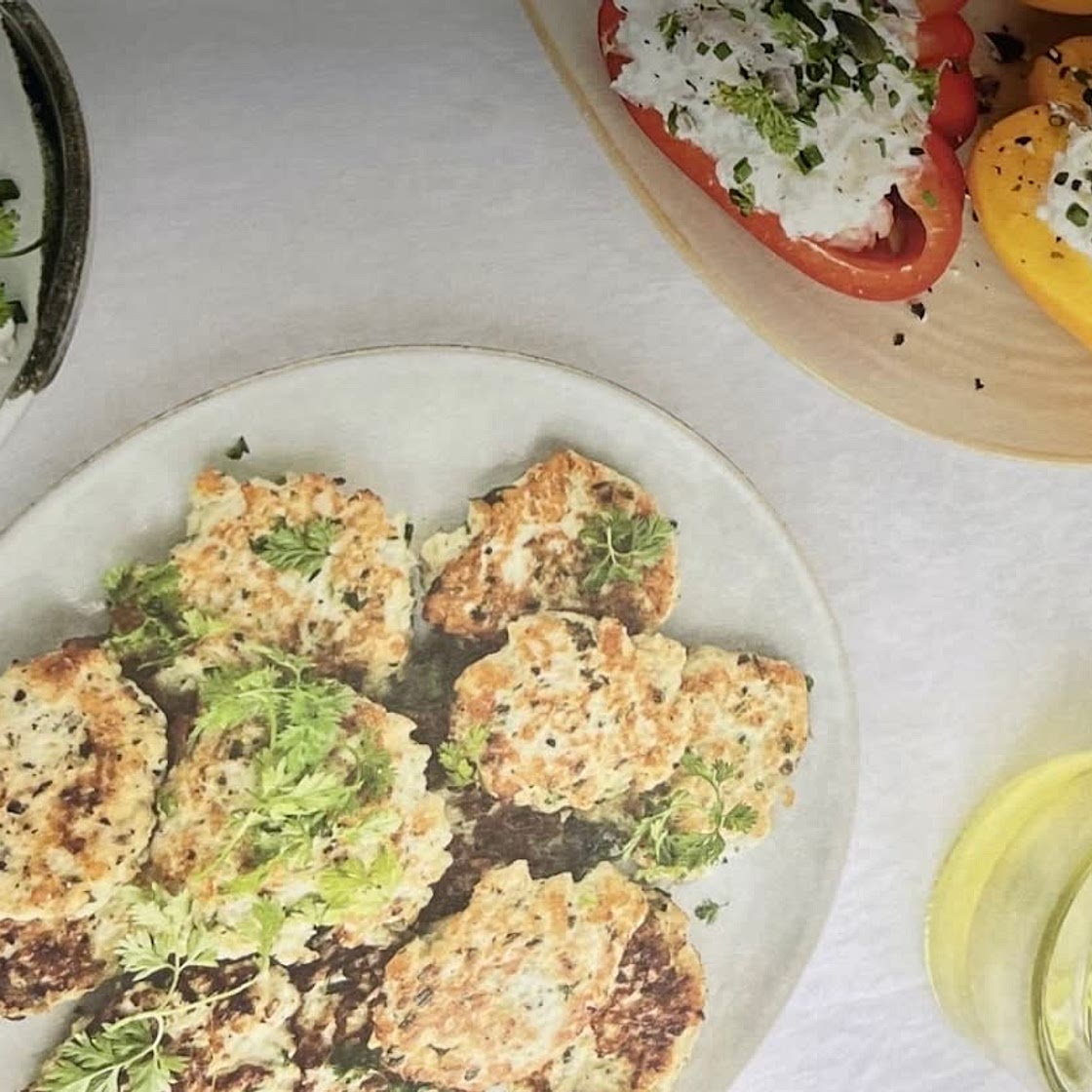 Boulettes poulet et poivrons farcis