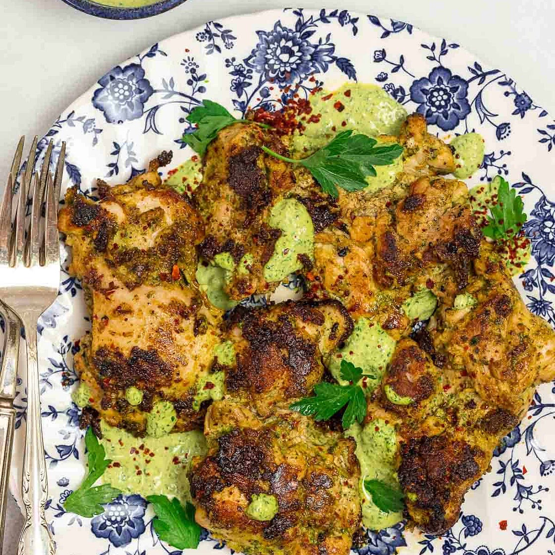 Green Goddess Chicken (2 Ways)