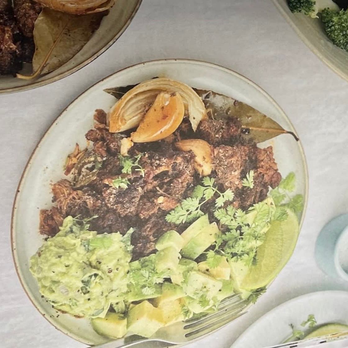 Bœuf carnitas et guacamole