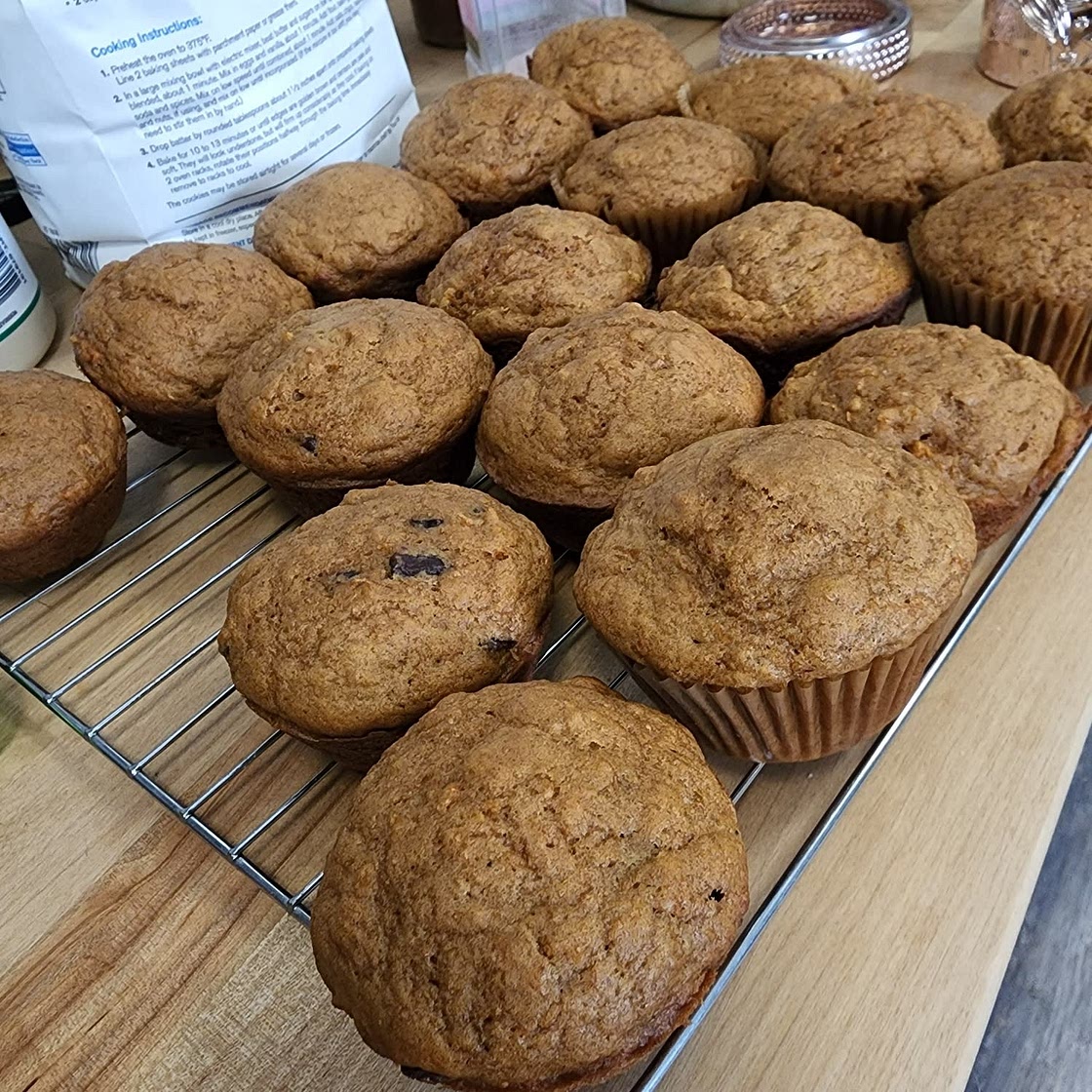 Sourdough Pumpkin Muffins