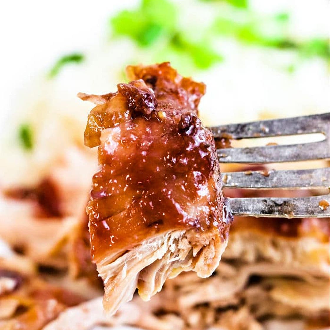 Slow Cooker BBQ Chicken Thighs