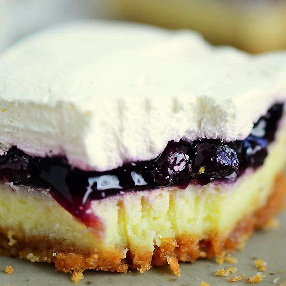Blueberry Cheesecake Cake (Ready in 30 Minutes)