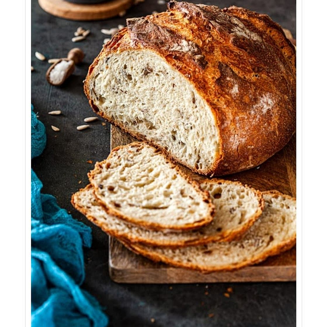 Joghurt-Dinkel-Brot aus dem Topf