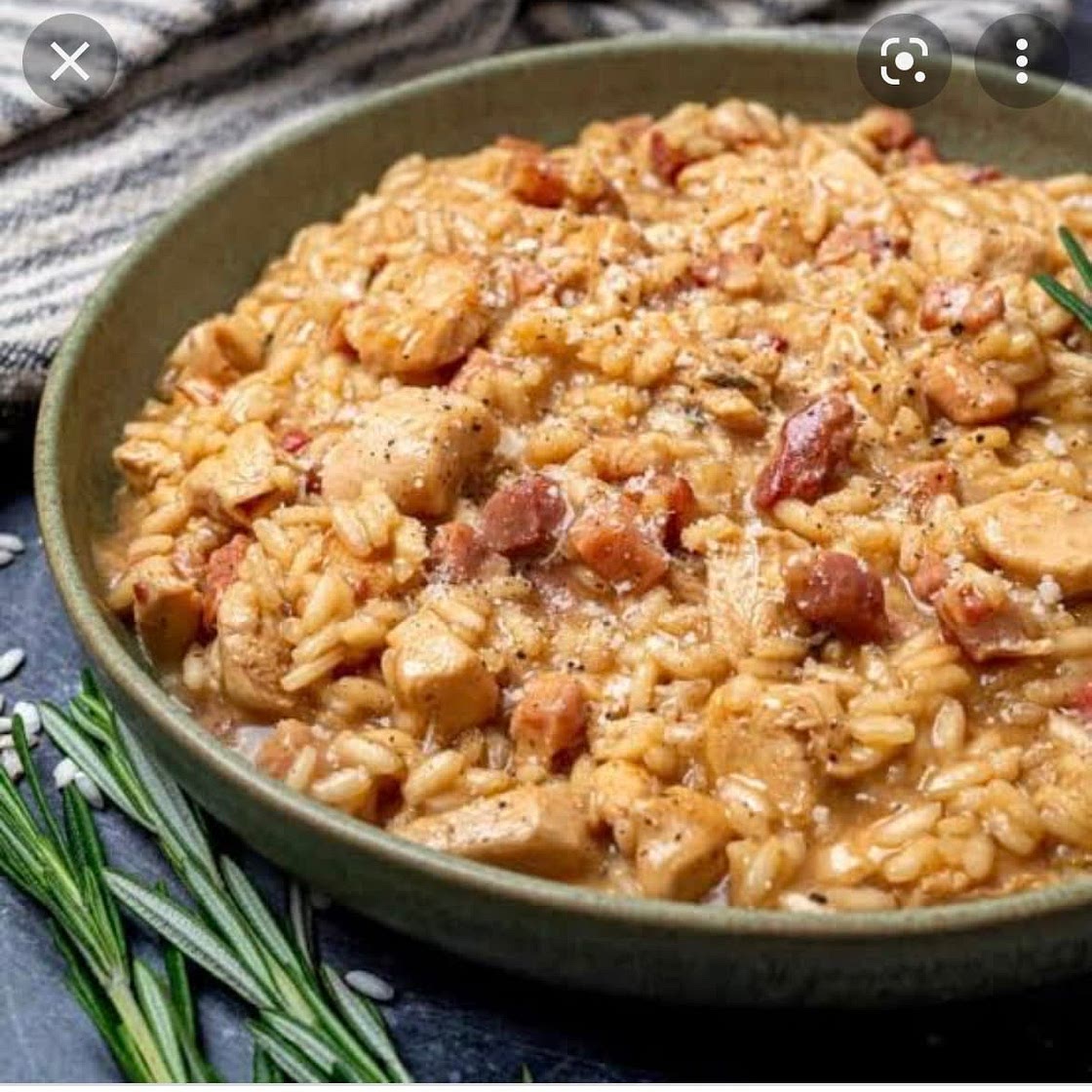 Chicken and Bacon Risotto 