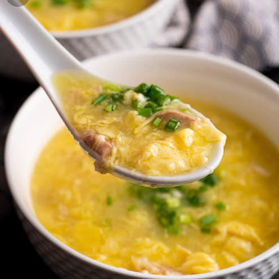 Chinese Egg Drop Chicken Soup 