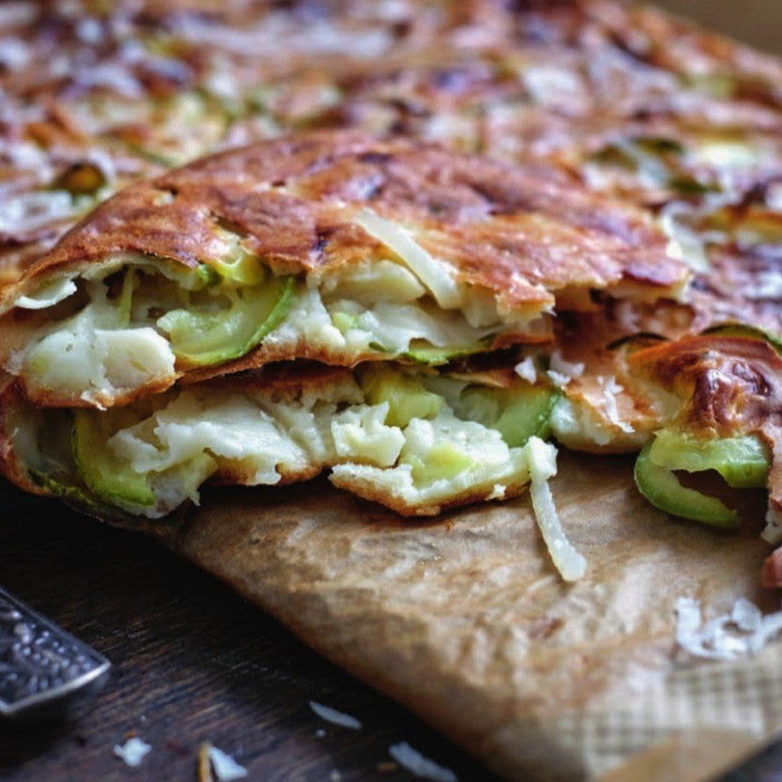 Лепешка с цукини по-итальянски