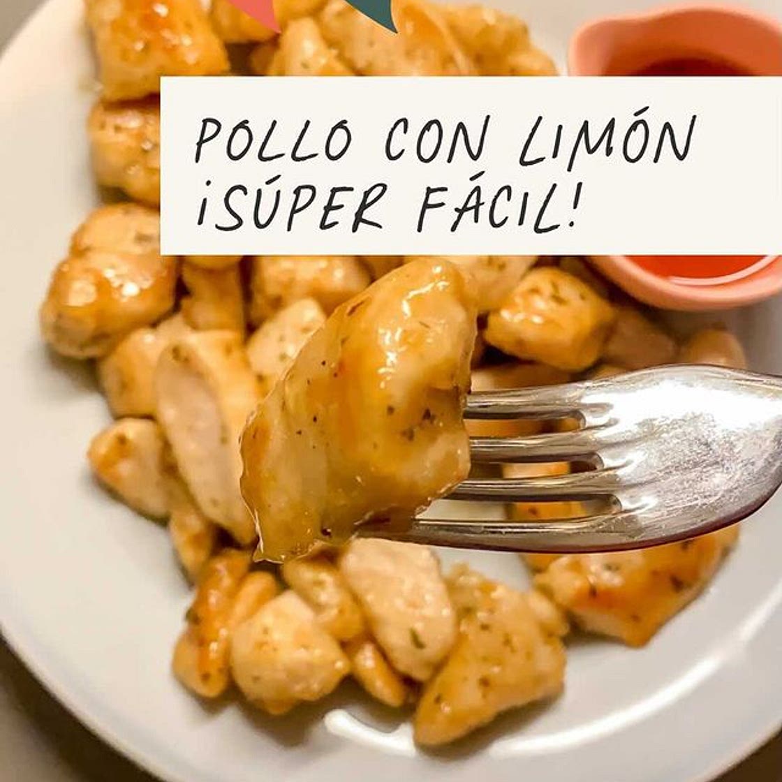 Pollo al limón miel y soja 