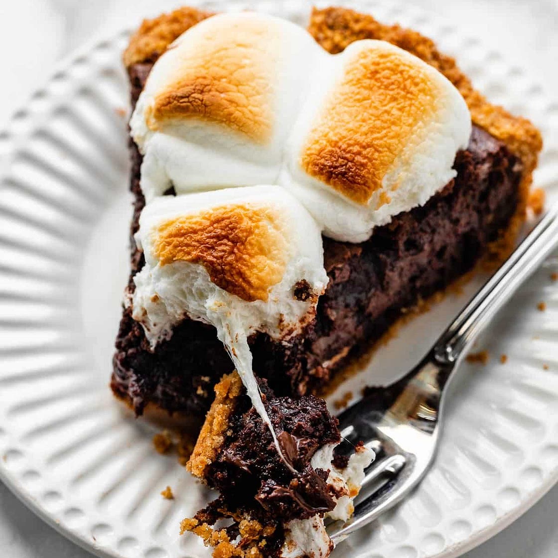 S'mores Brownie Pie