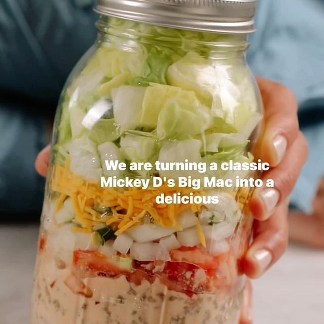 BIG MAC SALAD JARS 🍔 