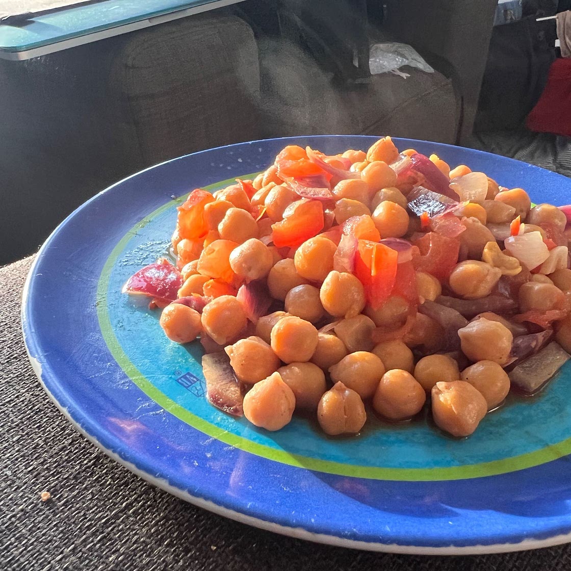 Quick and Easy Spiced Chickpeas