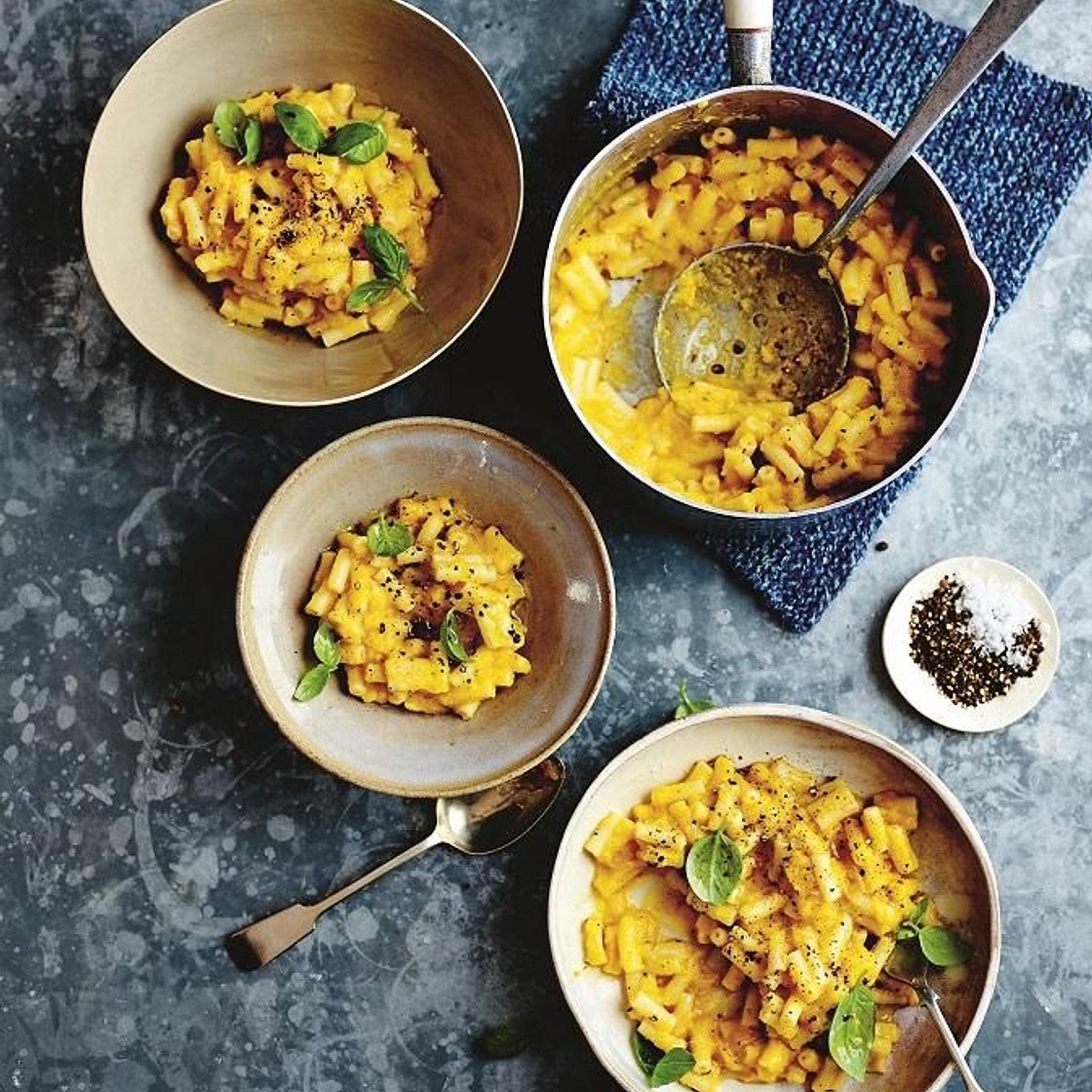Macaronis à la courge butternut