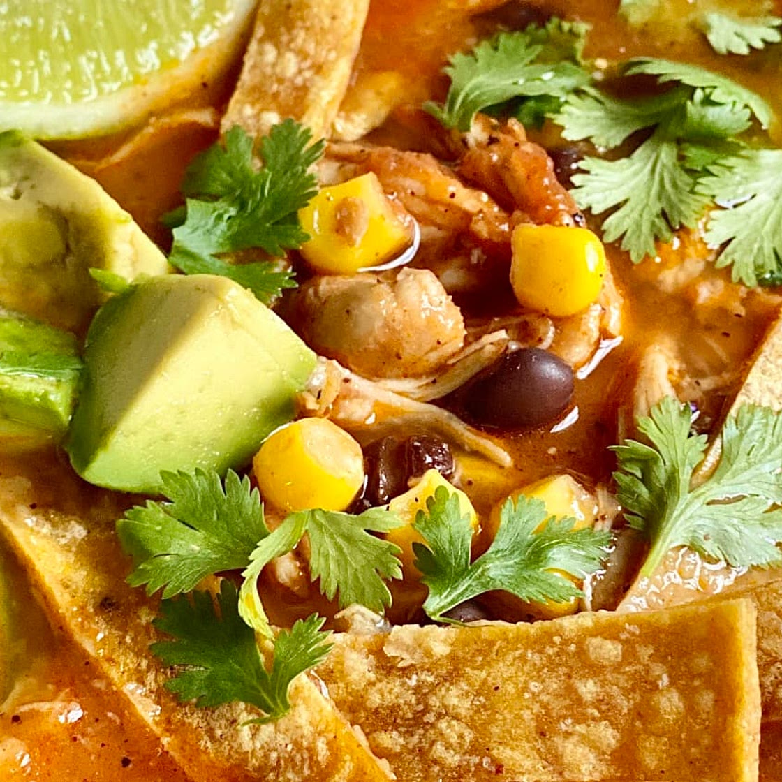 Easy Instant Pot Chicken Tortilla Soup