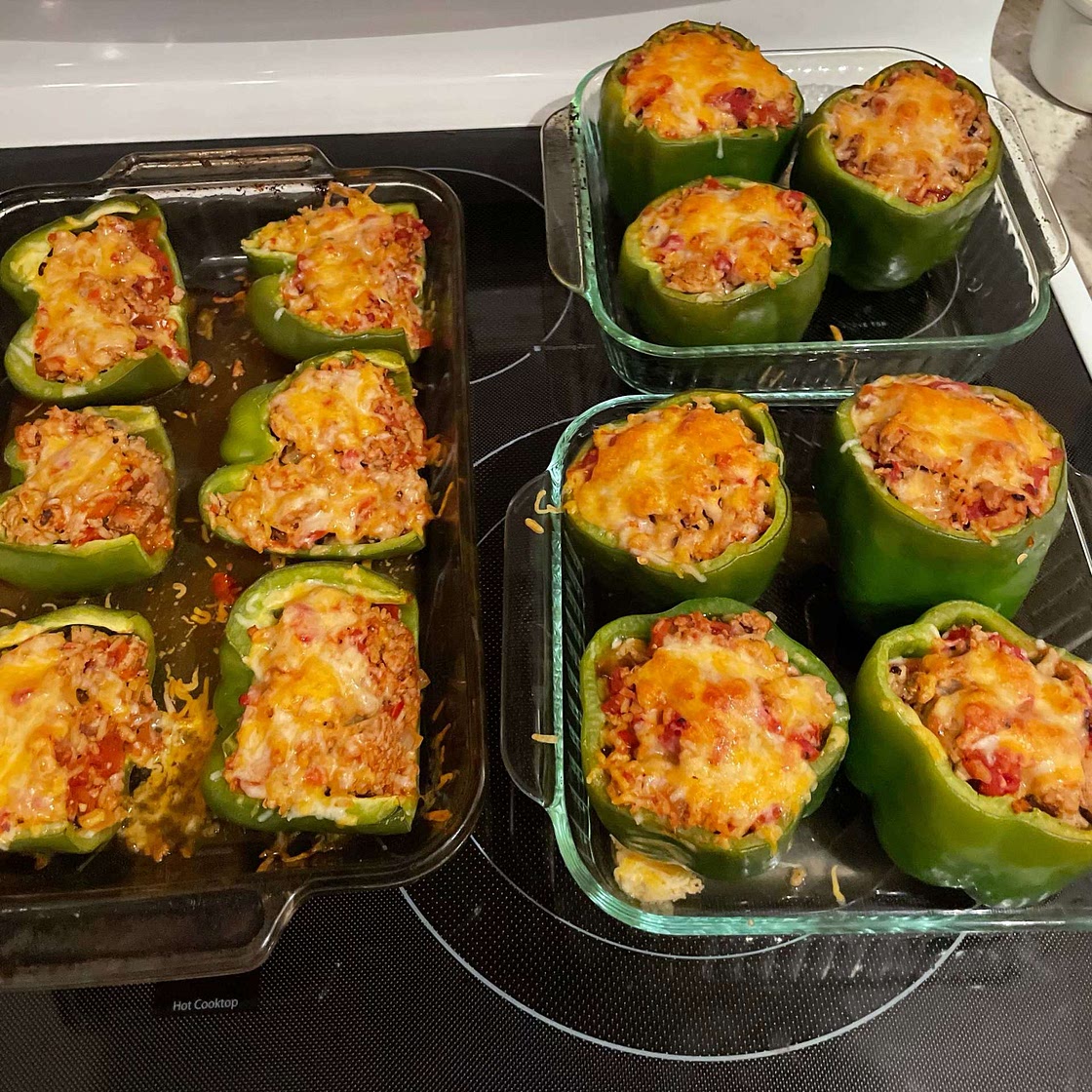 Ground Turkey Stuffed Peppers with Quinoa