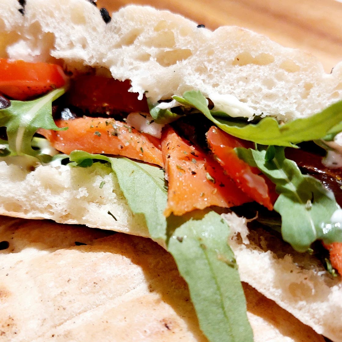 Panini - Smoked salmon and rucola
