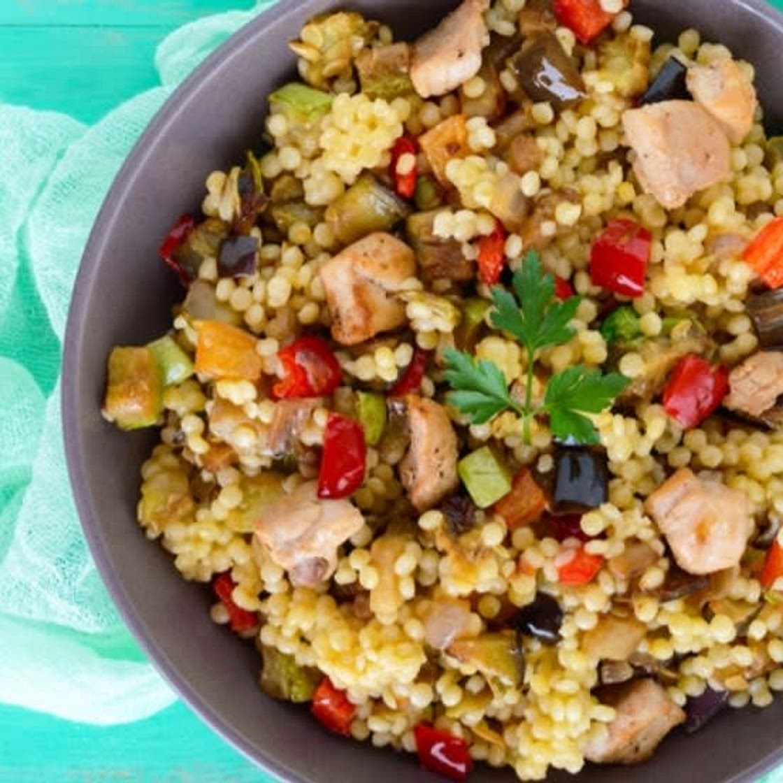 Couscous mit Hähnchen