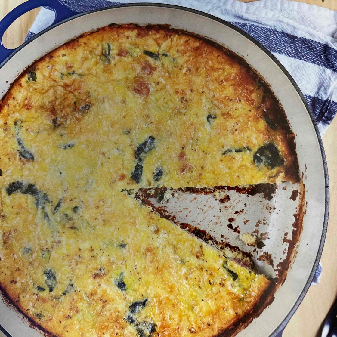 Spinach and Sausage Fritatta