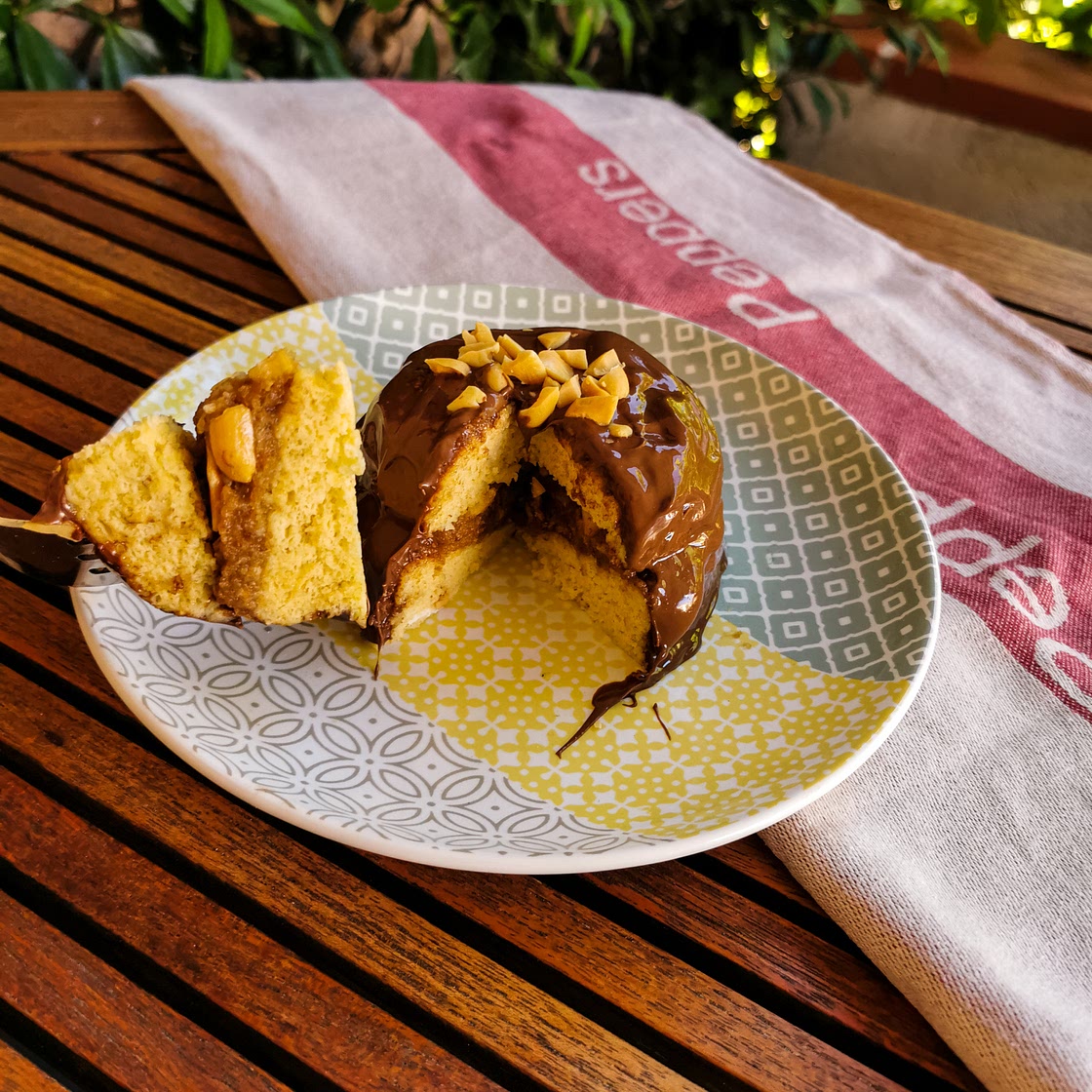 Bowlcake façon snickers