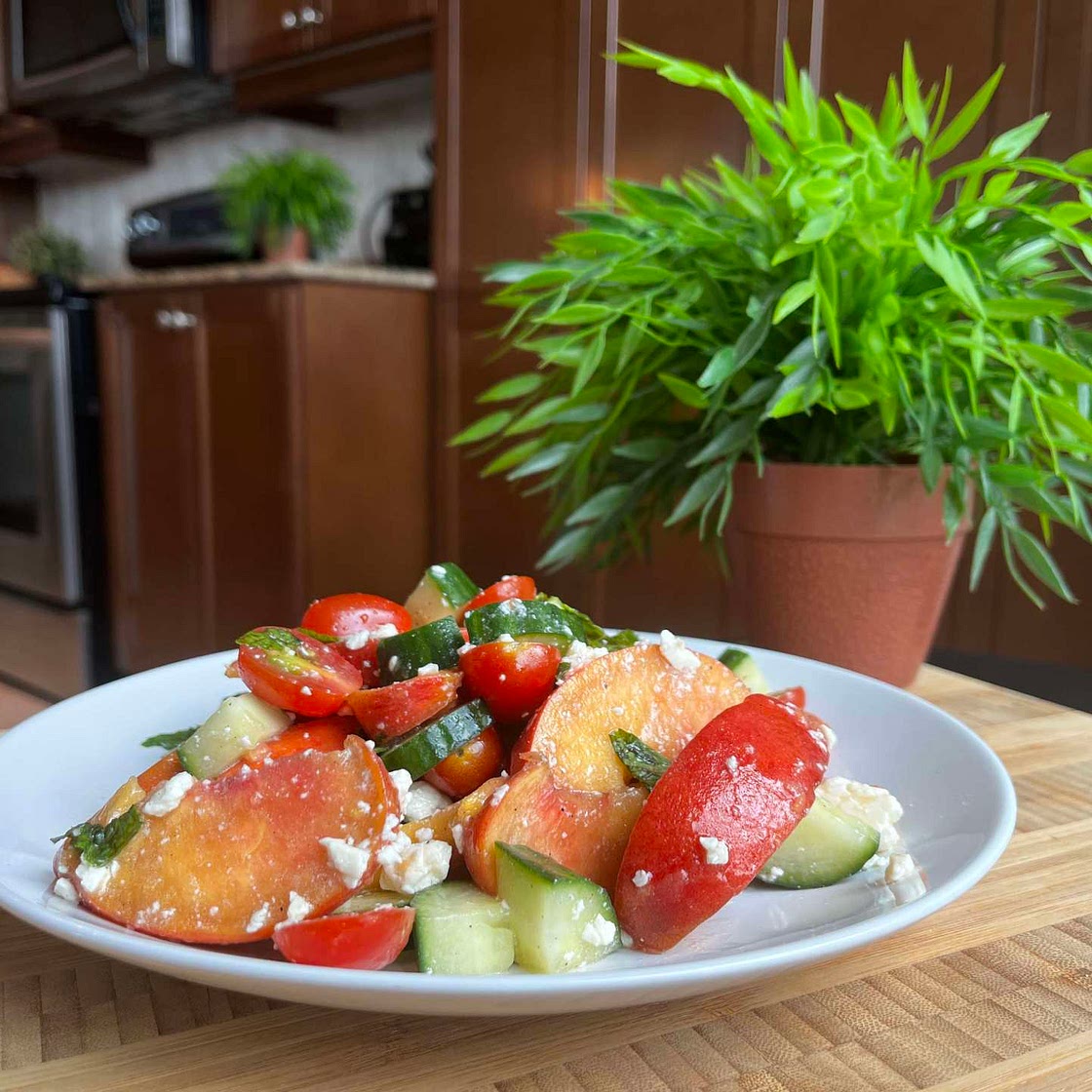Summer Peach Salad