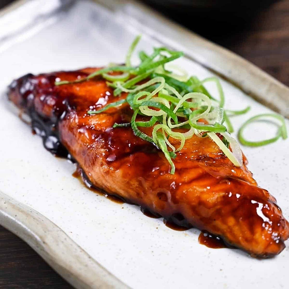 Pan Fried Teriyaki Salmon (照り焼きサーモン)