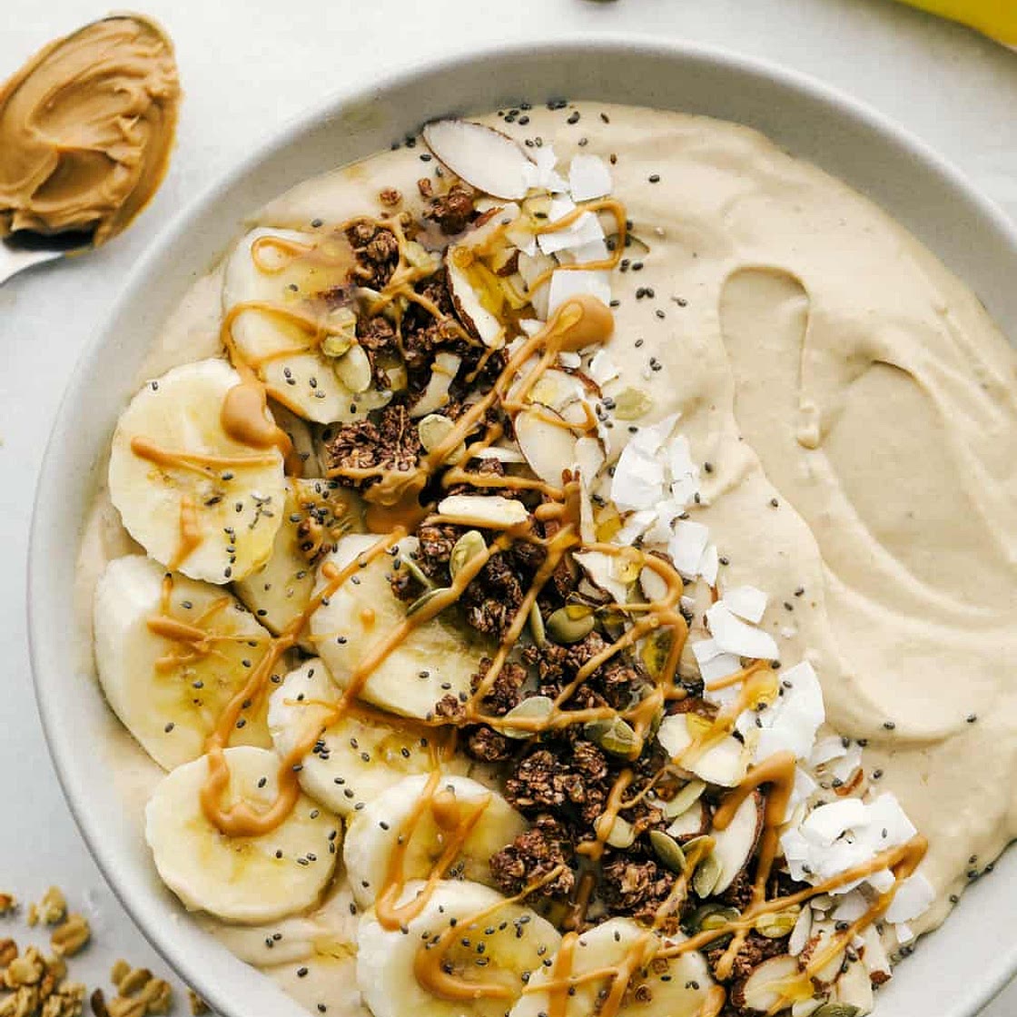 Banana Smoothie Bowl 🍌🍌🍌🍌