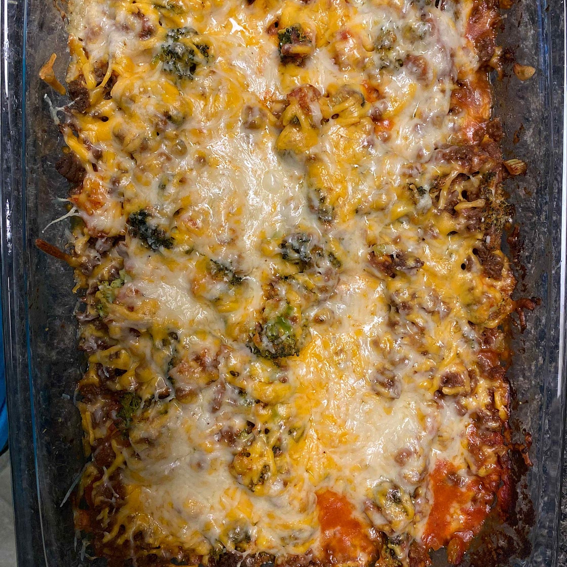 Ground Beef & Broccoli Casserole