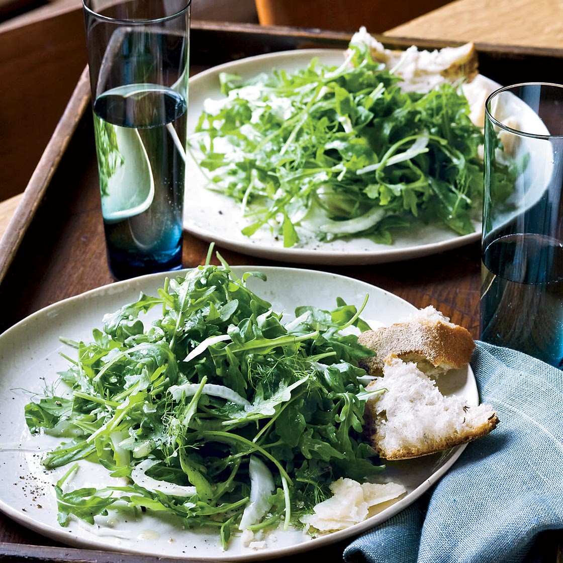 Arugula Salad with Fennel and Parmesan