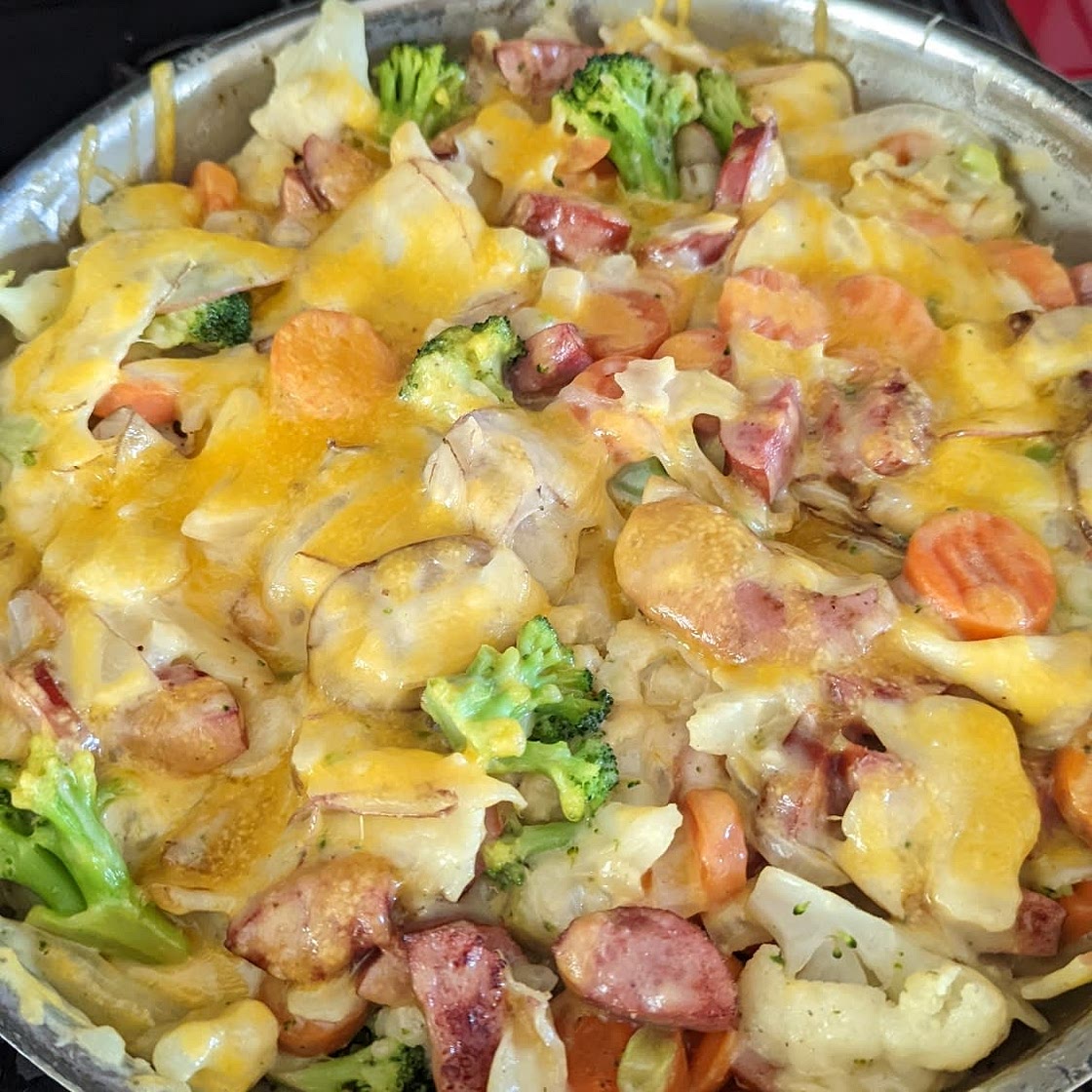 Au Gratin Sausage Skillet