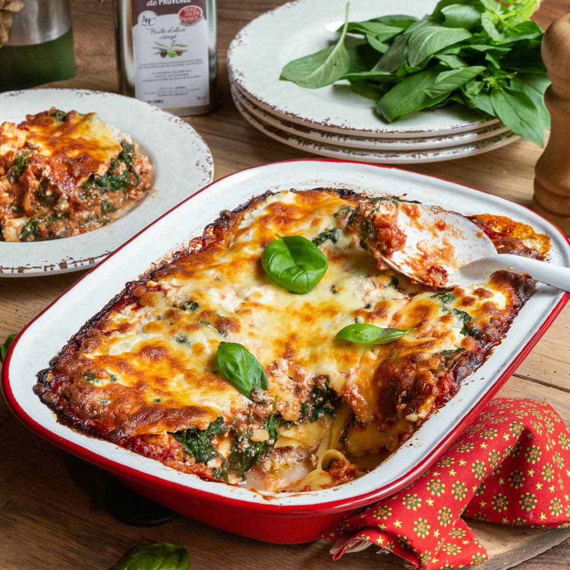 Lasagne aux épinards
