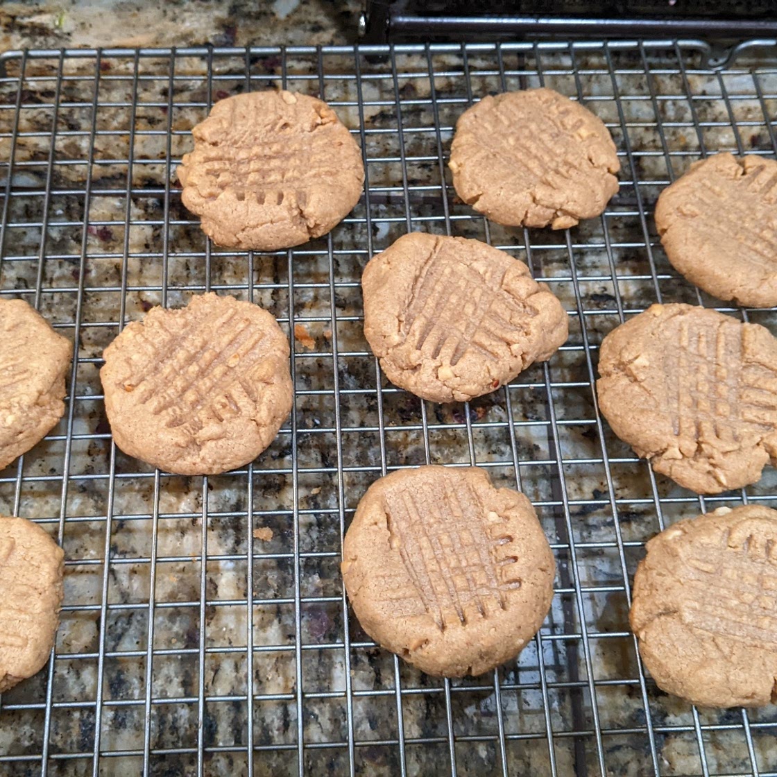 Magic peanut butter cookies
