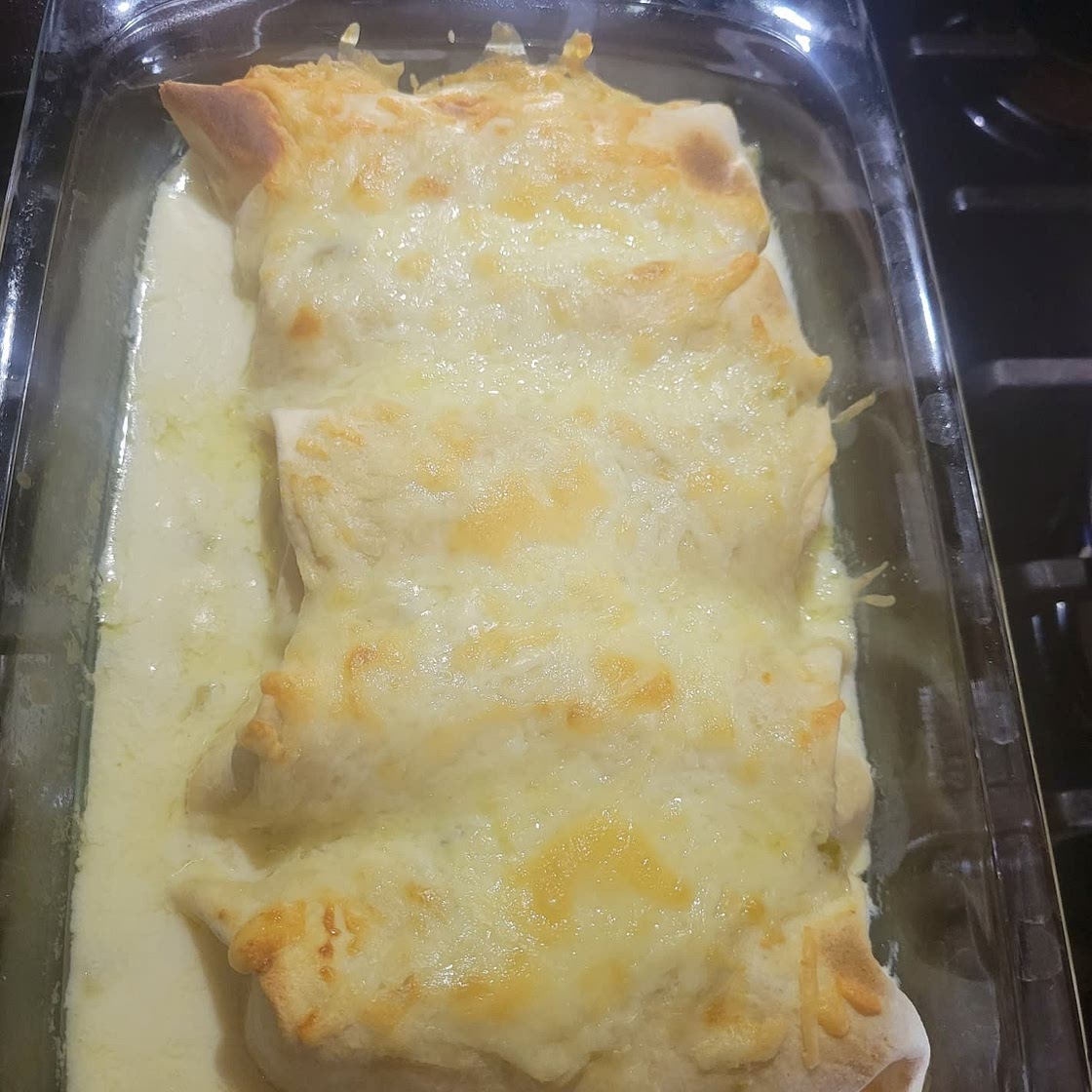 White Chicken Enchiladas
