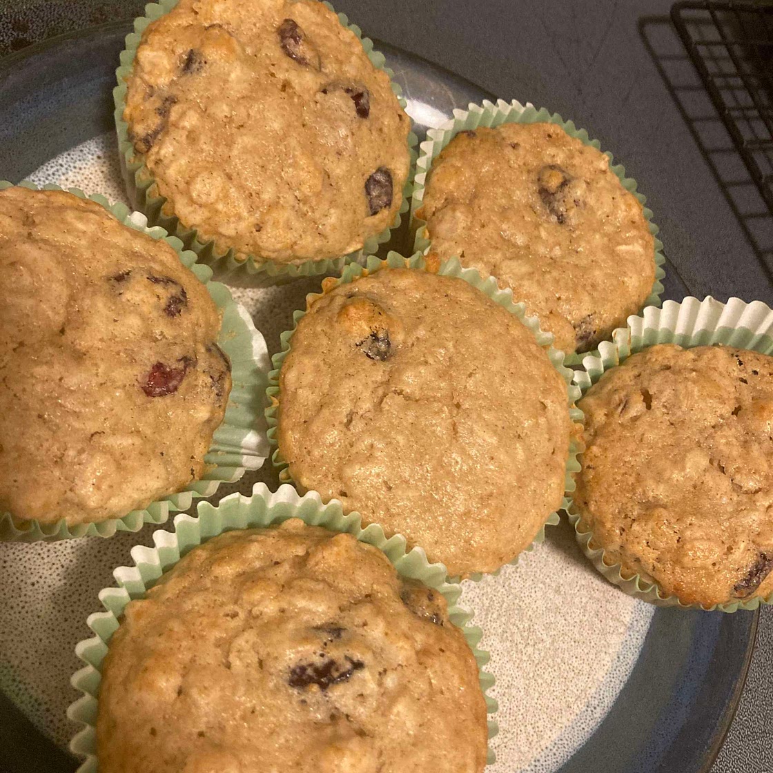 Cranberry Oatmeal Muffins