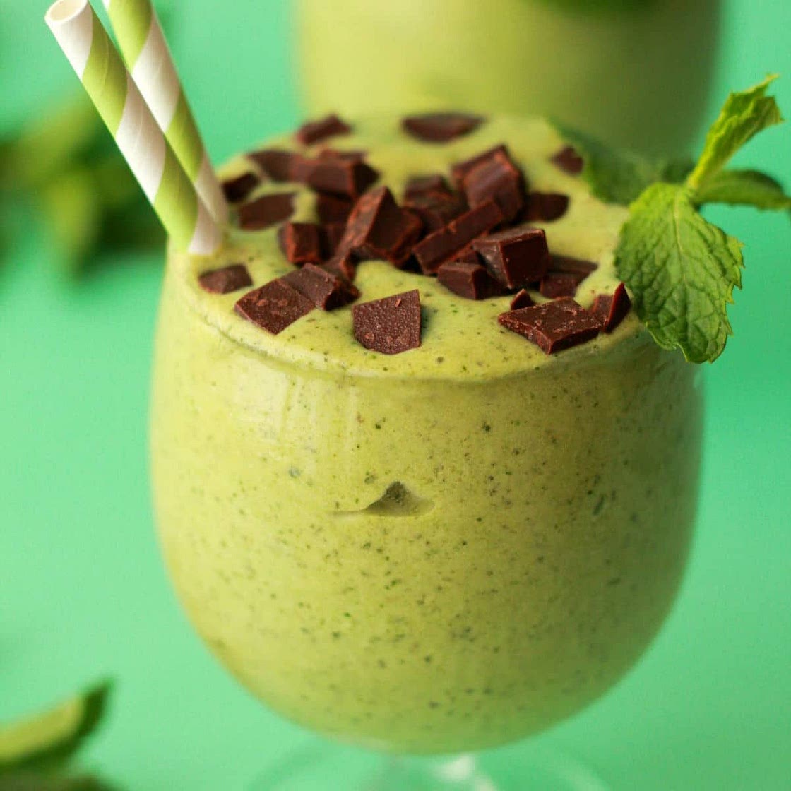 Mint Chocolate Chip Smoothie