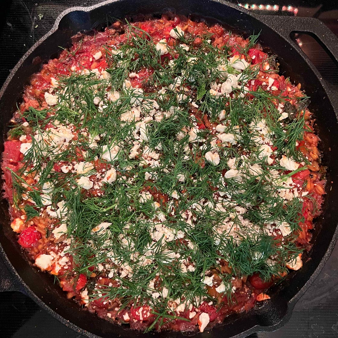 Greek Baked Orzo