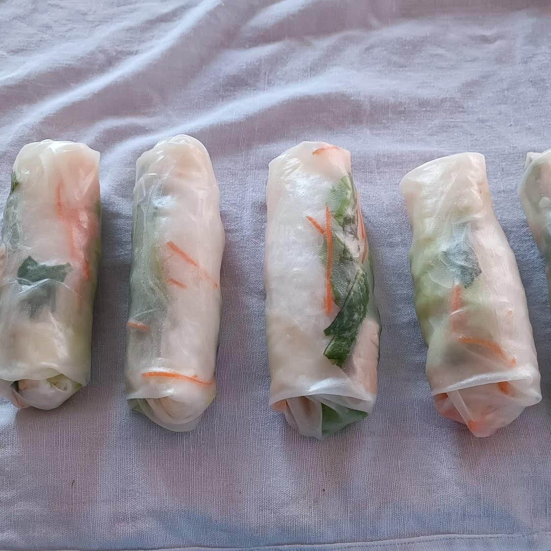 Rouleau de printemps maison