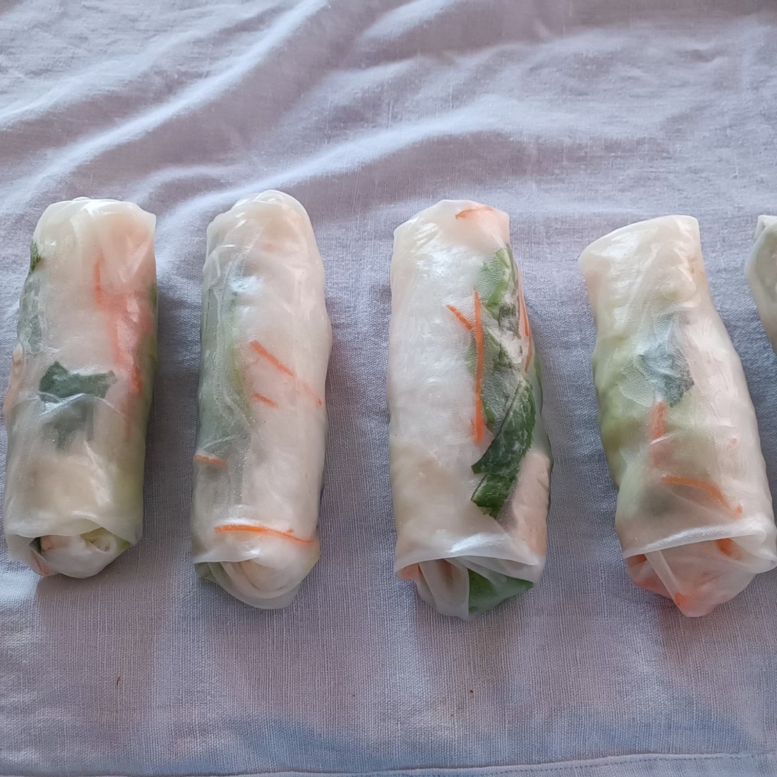 Rouleau de printemps maison